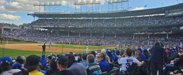 Wrigley Field, section: 107, row: 1, seat: 7