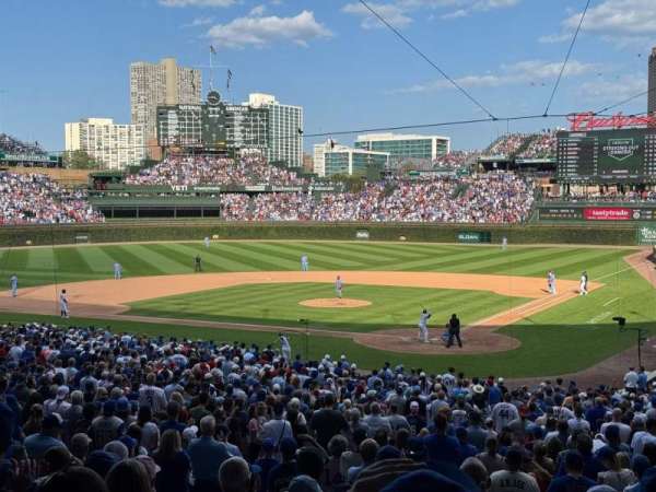 Wrigley Field, section: 215, row: 8, seat: 18