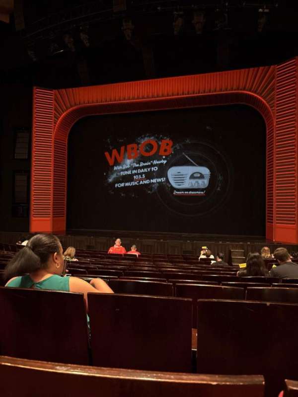 Marquis Theatre, section: Orchestra C, row: P, seat: 121