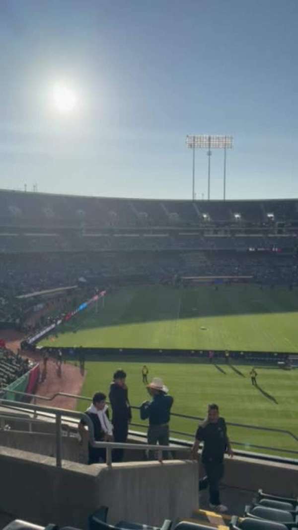Oakland Coliseum, section: 201, row: 9, seat: 14