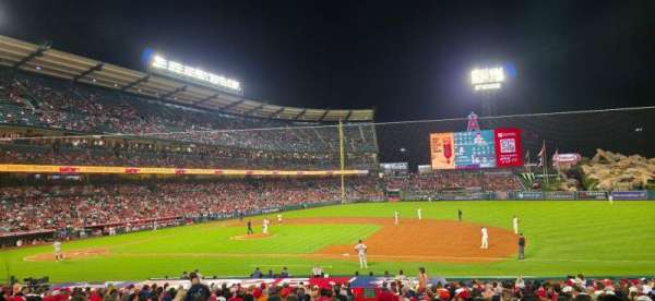 Angel Stadium, section: 126, row: Z, seat: 1