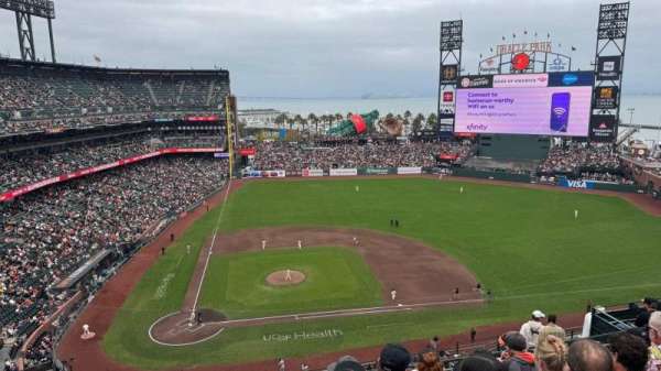Oracle Park, section: VR310, row: 4, seat: 12