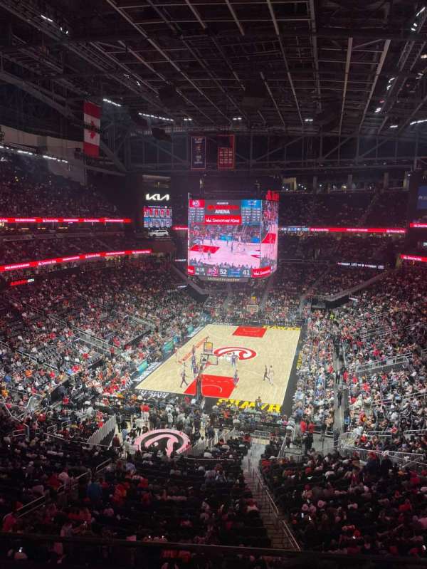state farm arena, section: 214, row: B, seat: 12