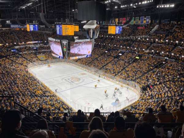 Bridgestone Arena, section: 331, row: K, seat: 12
