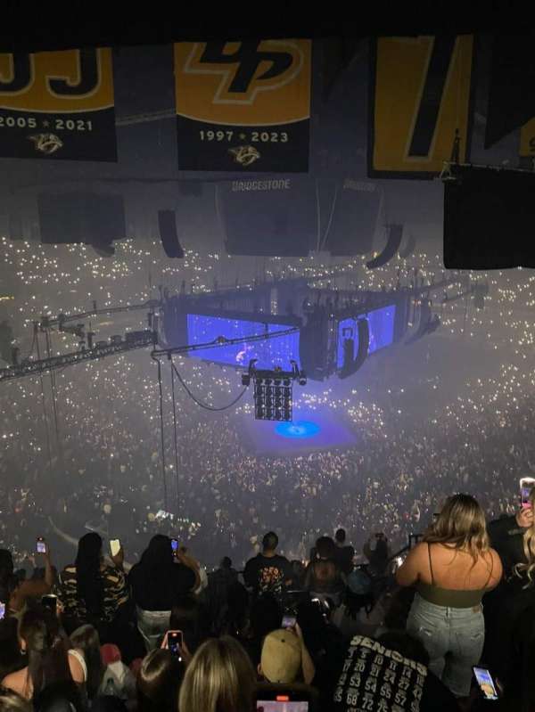 Bridgestone Arena, section: 304, row: P, seat: 10