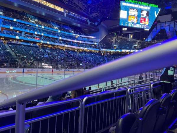 Climate Pledge Arena, section: 03, row: G, seat: 1