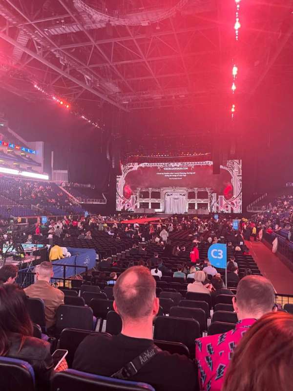 The O2, London, section: 107, row: E, seat: 229
