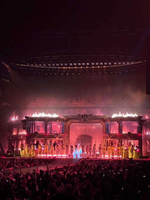 The O2, London, section: 107, row: A, seat: 226