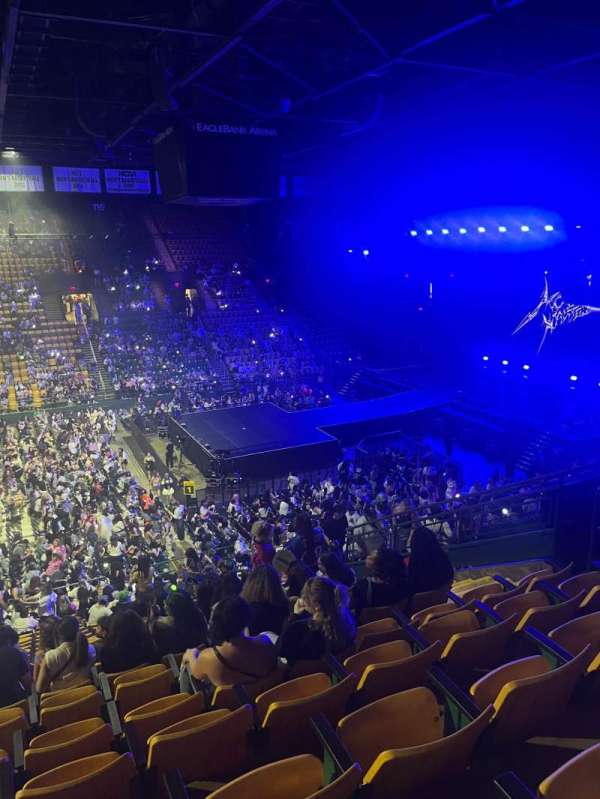 EagleBank Arena, section: 102, row: Q, seat: 11