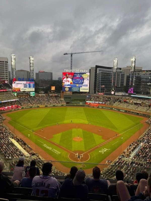 Truist Park, section: 426, row: 7