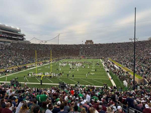 Notre Dame Stadium, section: 18, row: 45, seat: 2