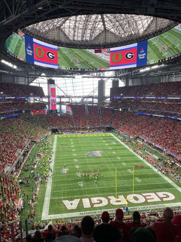 Mercedes-Benz Stadium, section: 327, row: 9, seat: 8