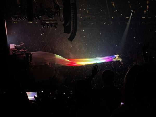 The O2, London, section: 102, row: 3, seat: 15