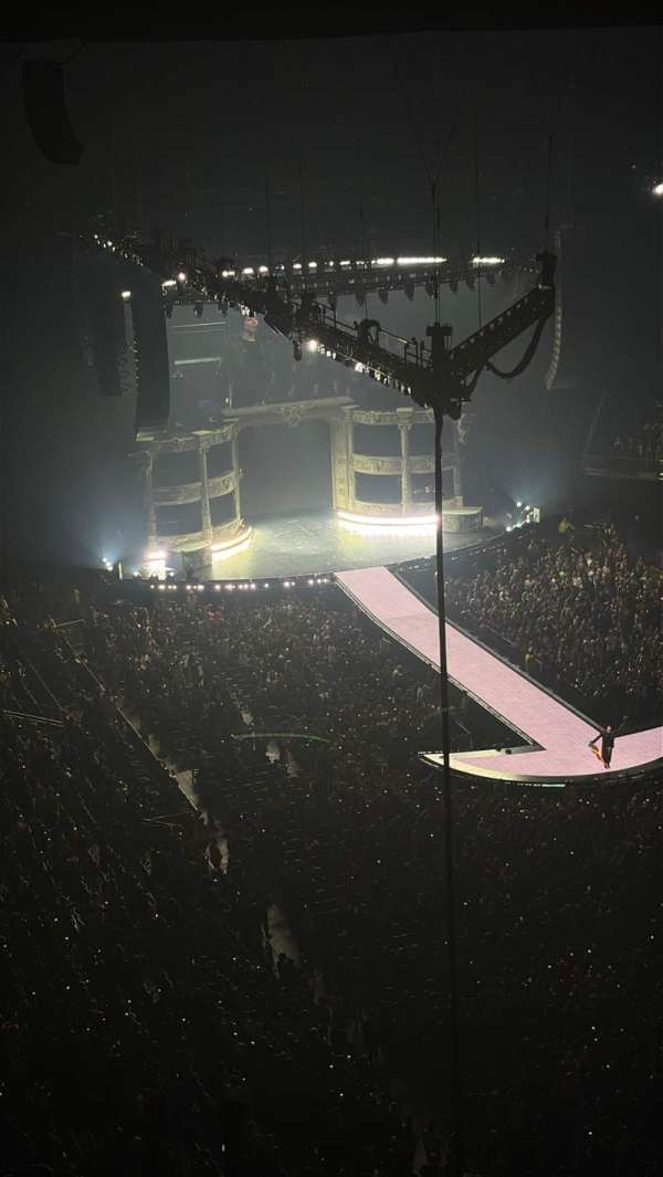 The O2, London, section: 409, row: T, seat: 658
