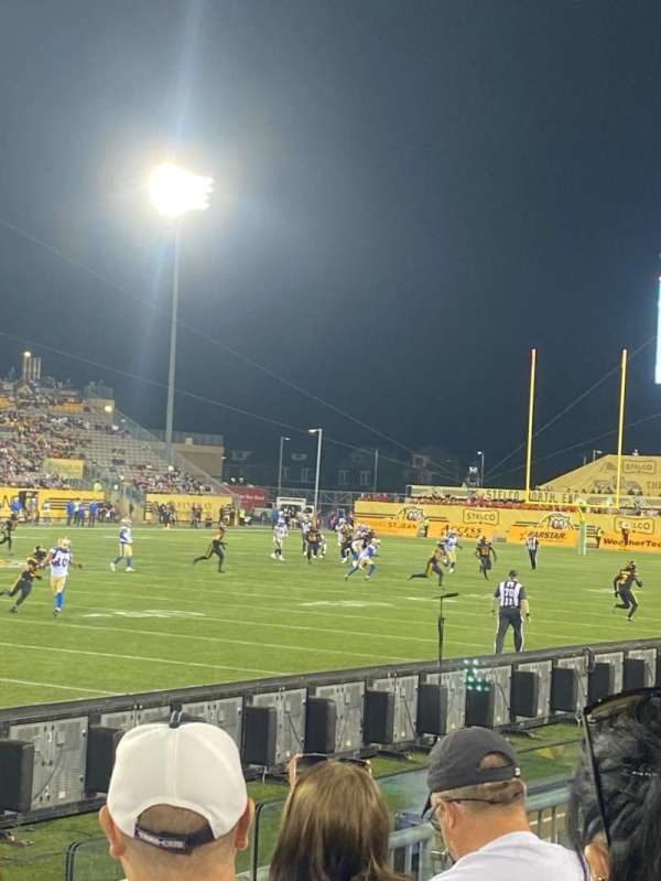 Hamilton Stadium, section: 118, row: 3, seat: 7