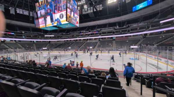Ball Arena, section: 122, row: 10, seat: 1