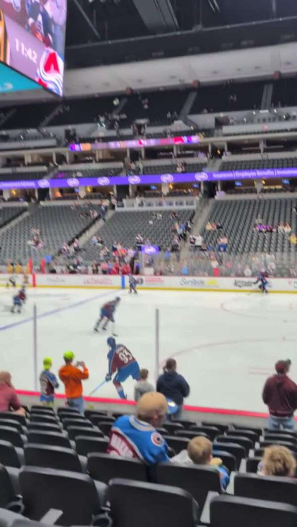 Ball Arena, section: 122, row: 10, seat: 2
