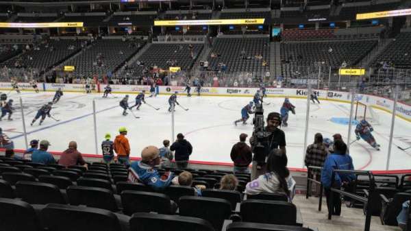 Ball Arena, section: 122, row: 10, seat: 1