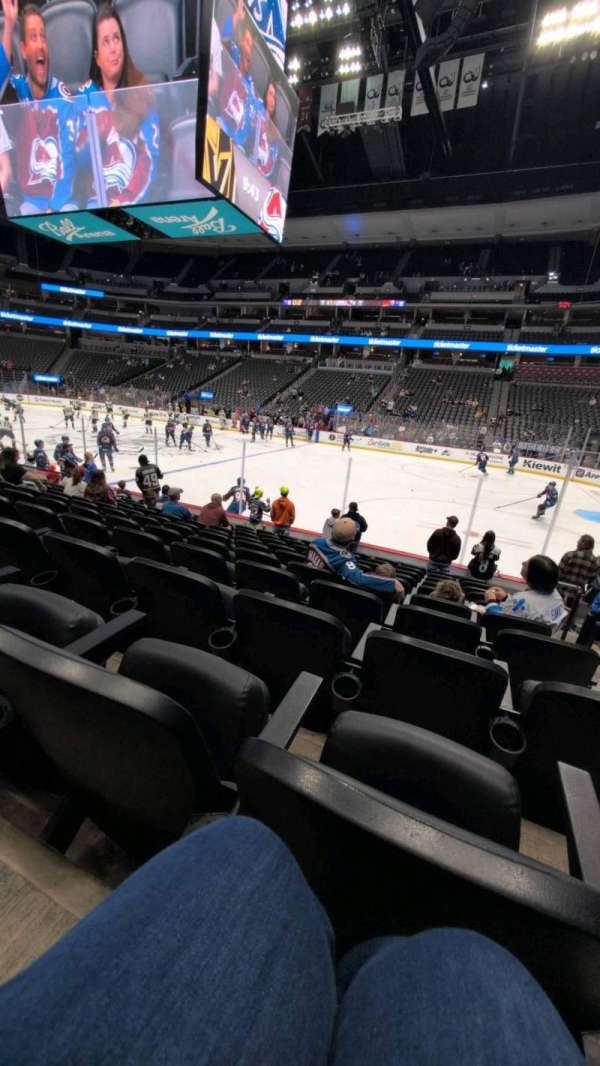 Ball Arena, section: 122, row: 10, seat: 2