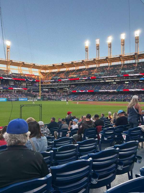 Progressive Field, section: 175, row: J, seat: 5