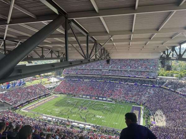 Husky Stadium, section: 326, row: 64, seat: 4