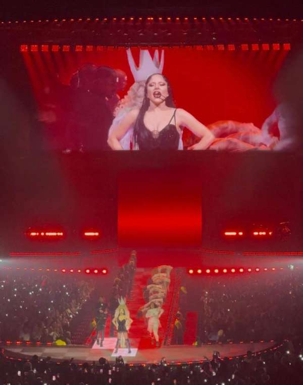 The O2, London, section: 107, row: Y, seat: 210