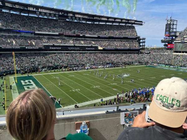 Lincoln Financial Field, section: C17, row: 2, seat: 13