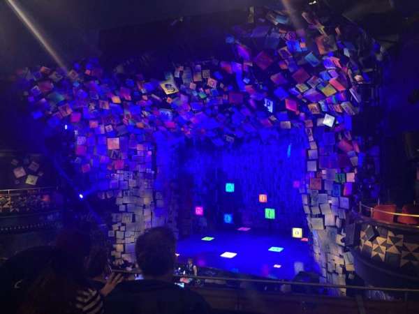 Cambridge Theatre, section: Dress Circle, row: D, seat: 4