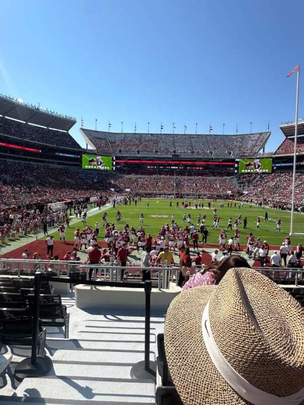 Bryant-Denny Stadium, section: N-5, row: 20, seat: 25