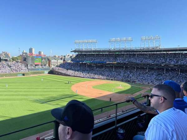 Wrigley Field, section: 305L, row: 2, seat: 13