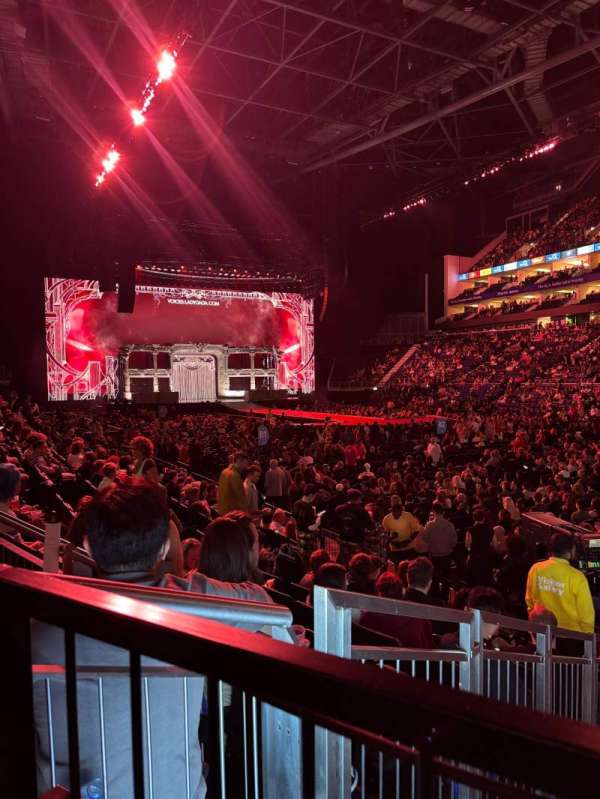The O2, London, section: 104, row: J, seat: 127