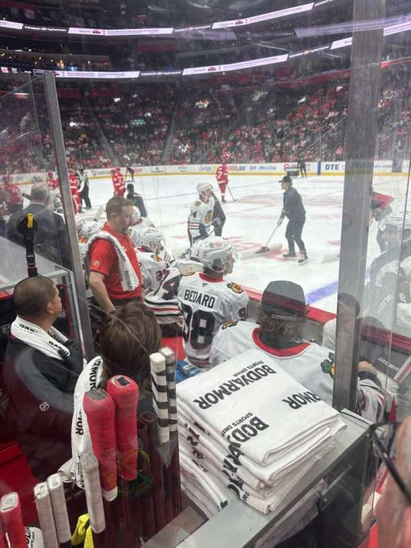 Little Caesars Arena, section: 120, row: 4, seat: 9
