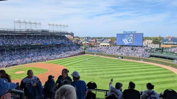 Wrigley Field, section: 430R, row: 2, seat: 16
