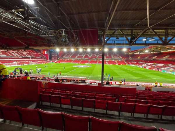 City Ground, section: C4, row: N, seat: 71
