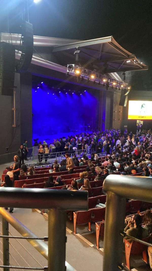 The Greek Theatre, section: North Terrace, row: AA, seat: 1