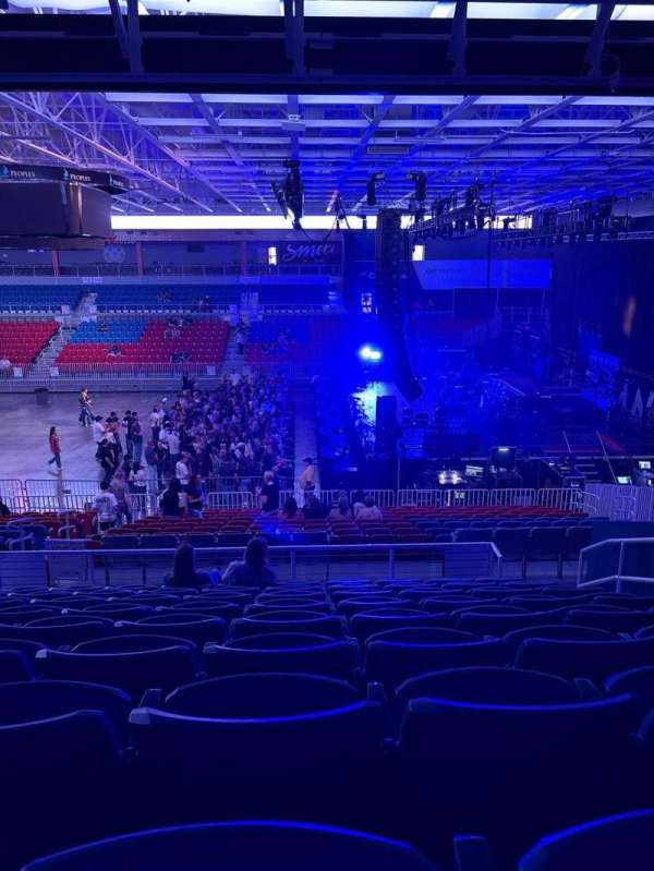 UPMC Events Center, section: 105, row: T, seat: 5