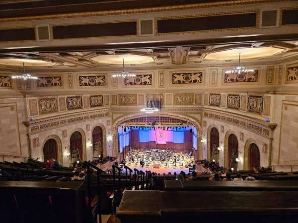 Orchestra Hall, Detroit, section: Upper Balcony, row: BB, seat: 14