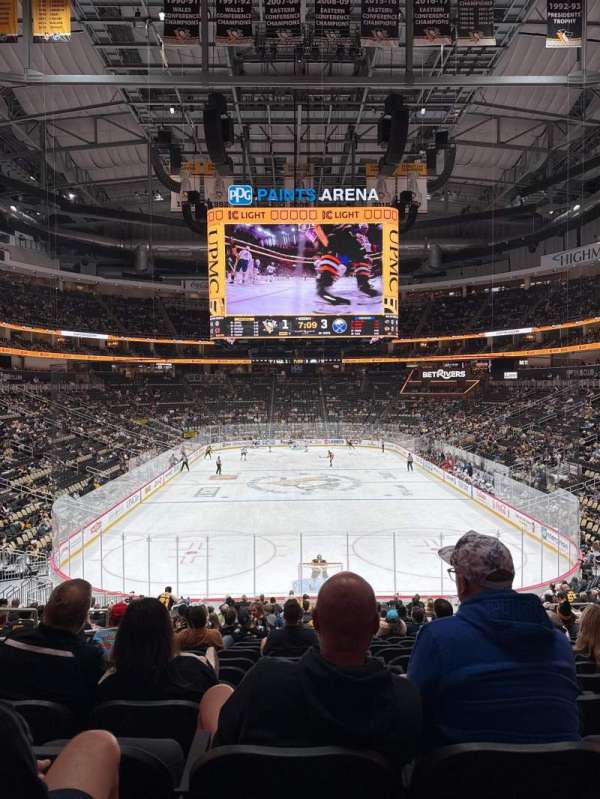 PPG Paints Arena, section: 107, row: Z, seat: 10