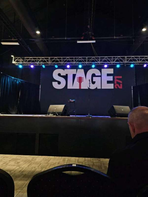 Stage 271, section: Res, row: 2, seat: 22