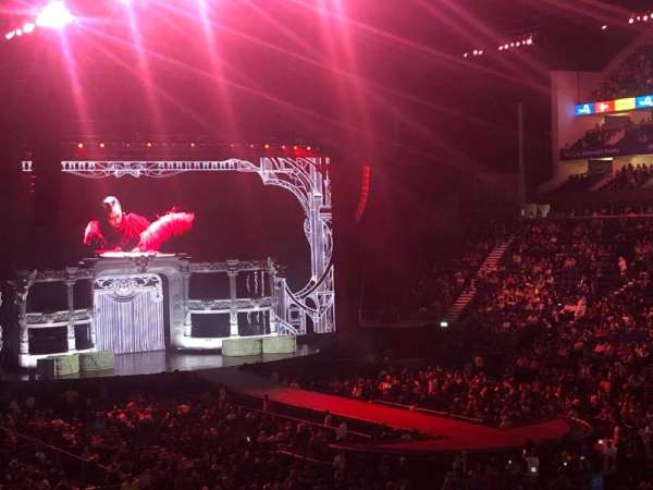 The O2, London, section: D105, row: Zz, seat: 44