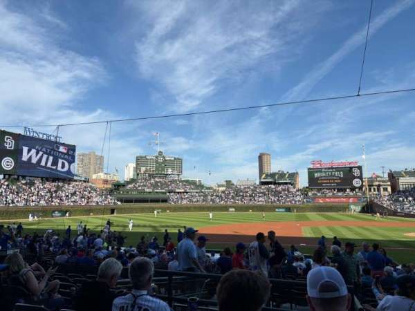 Wrigley Field, section: 111, row: 8, seat: 6