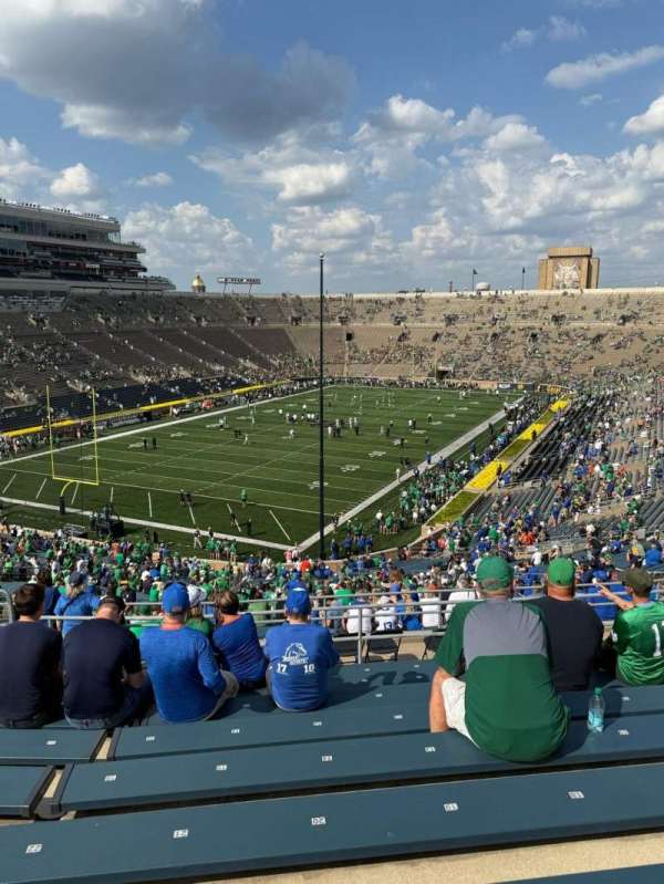 Notre Dame Stadium, section: 116, row: 12, seat: 21