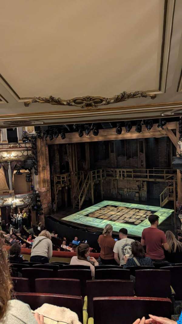 Victoria Palace Theatre, section: Royal Circle, row: H, seat: 1