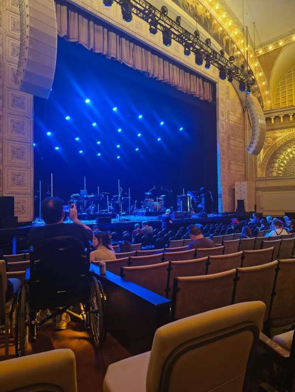 Auditorium Theatre, section: Orchestra L, row: J, seat: 507