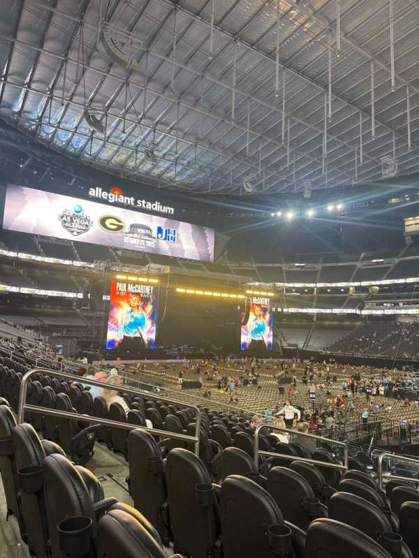 Allegiant Stadium, section: C110, row: 15, seat: 14
