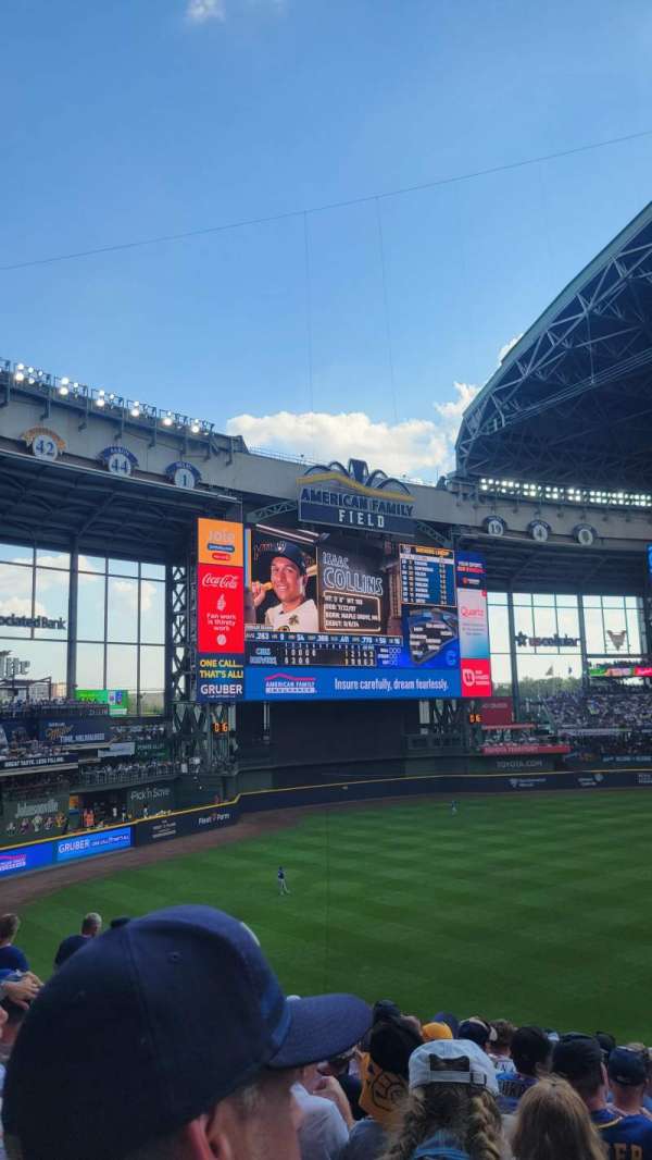 American Family Field, section: 229, row: 13, seat: 8