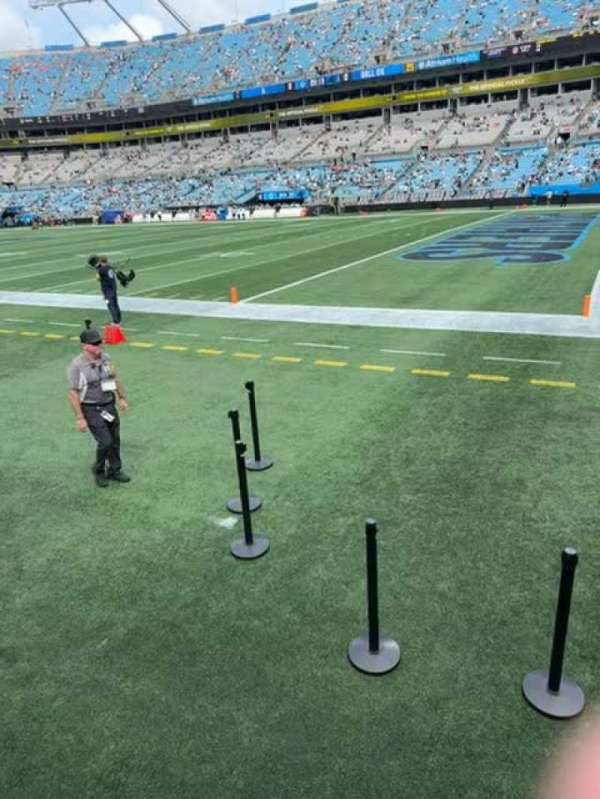 Bank of America Stadium, section: 126, row: 1, seat: 5