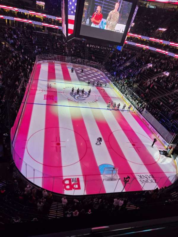 Delta Center, section: 123, row: 1, seat: 18