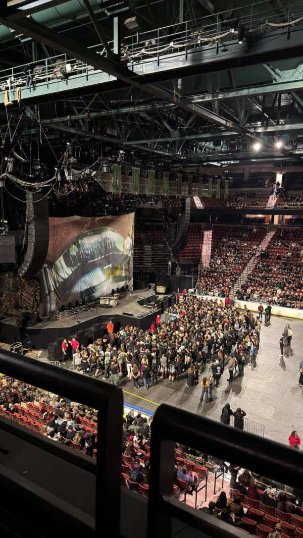 Maverik Center, section: 213, row: 1, seat: 7