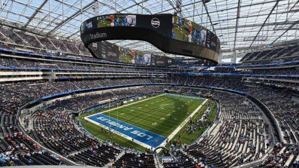 SoFi Stadium, section: 313, row: 9, seat: 13
